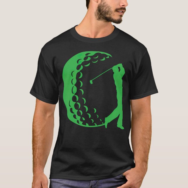 T-shirt Golf Golf Golf Golf Sports Design Tee badminton cl (Devant)