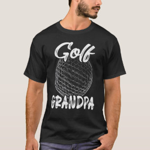 T-shirt Golf Grandpa Hommes Golfeur Golf Ball Player Famil