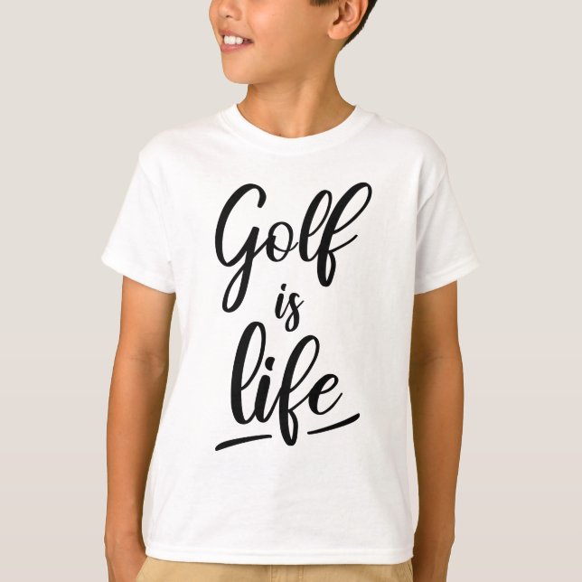 T-shirt Golf is life (Devant)