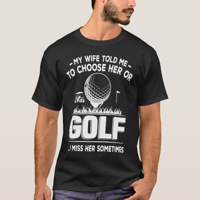 T-shirt Golf Je La Manque Parfois (Devant)