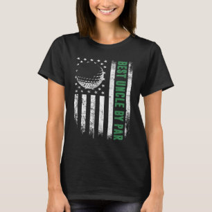 T-shirt Golf Lover Retro États-Unis Drapeau américain Meil