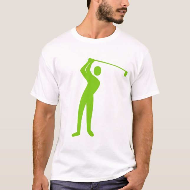 T-shirt Golf - Martian Green (Devant)