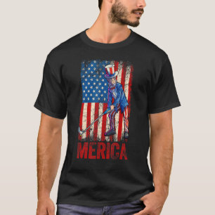 T-shirt Golf Oncle Sam 4 juillet Garçons Enfants Américain