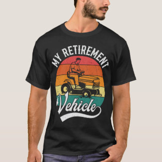 T-shirt Golf Panier Mon véhicule de retraite Drôle retrait