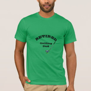 T-shirt Golf retraité DAD, Golf Clubs Cool Blue