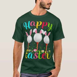 T-shirt Golf Sports Amoureux Oeufs de Pâques Bunny Golf Bo