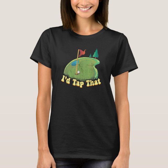 T-shirt Golf Sports Golfer Coach Golf Court Perdu (Devant)