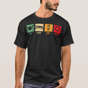 T-shirt golf sur disque 1
