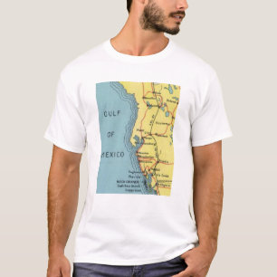 T-shirt Golfe de Floride vintage du Mexique