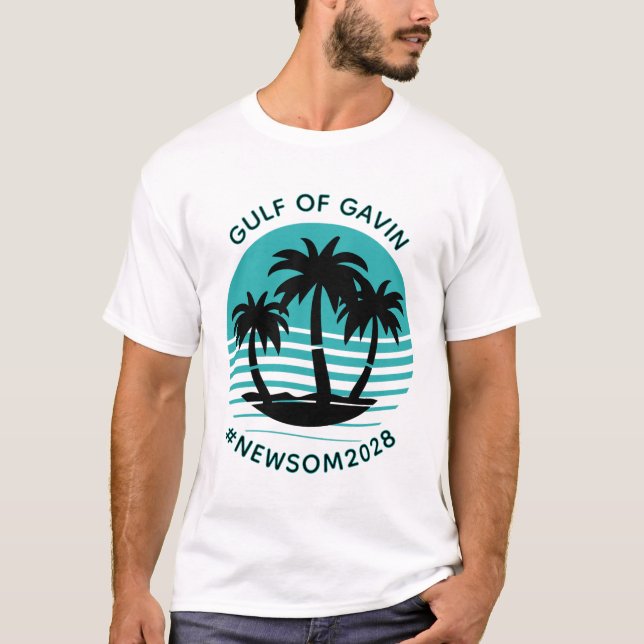 T-shirt Golfe de Gavin | Humour politique drôle (Devant)