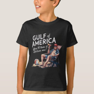T-shirt Golfe De L'Amérique Amusante Trump Plage De L'Usa