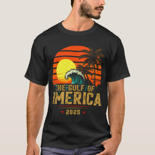 T-shirt Golfe des USA Amérique Est 2025 Retro Vintage