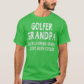 T-shirt Golfer Grandpa Fêtes des pères Cadeaux grand-père 