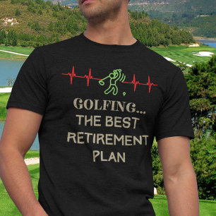T-shirt Golfeur à la retraite