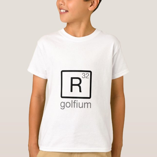 T-shirt Golfium R32 (impression sombre) (Devant)