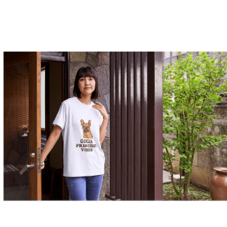 T-shirt Golia Frenchie Vibes – Trendy French Bulldog Minim