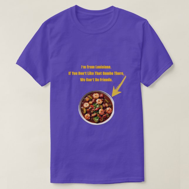 T-shirt Gombo Geaux (Design devant)