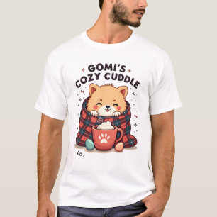 T-shirt Gomis Conception de couverture de chien vintage Co