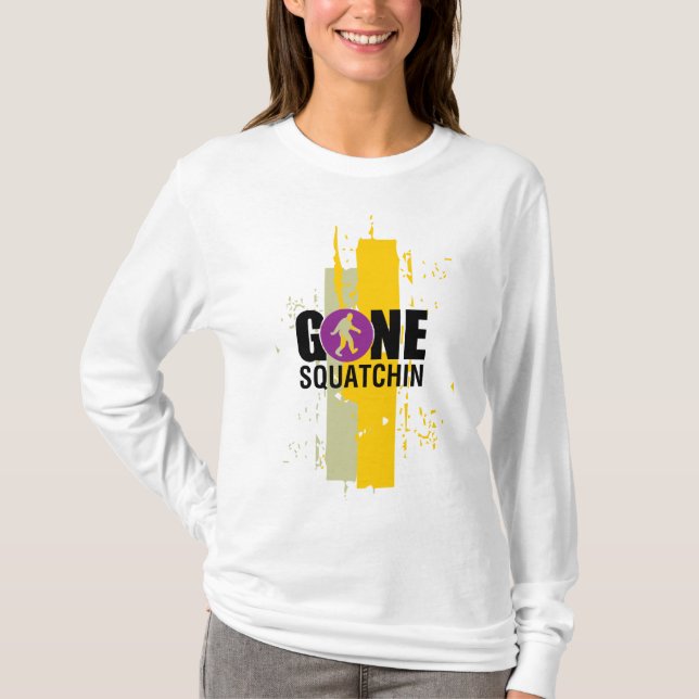 T-shirt Gone Squatchin (Devant)