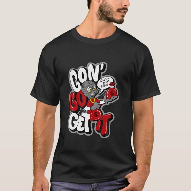 T-shirt Gon'Go It Tee To Matching High OG Patent Bred (Devant)