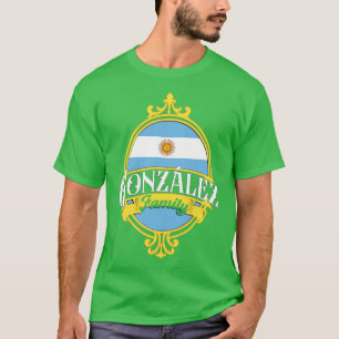 T-shirt Gonzalez Family Argentine Drapeau