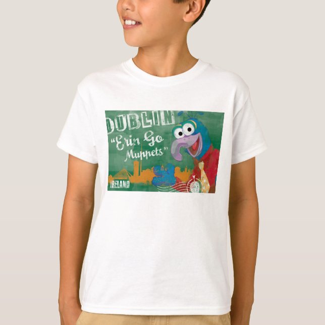 T-shirt Gonzo - Dublin, Irlande Poster (Devant)