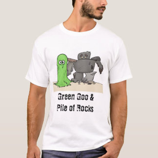 T-shirt Goo vert et Pile des Rochers