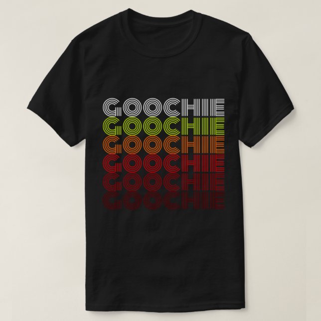 T-shirt Goochie Vintage (Design devant)