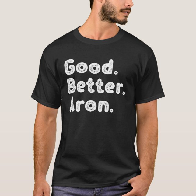 T-shirt Good better Aron (Devant)
