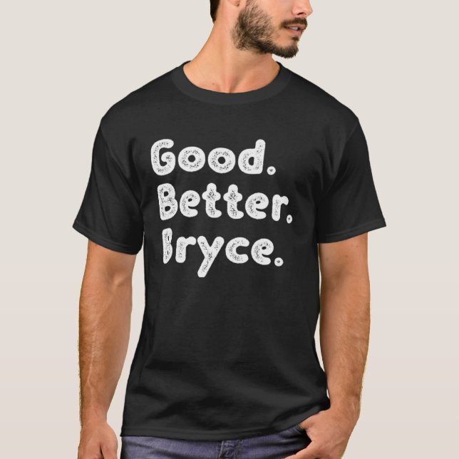 T-shirt Good better Bryce (Devant)