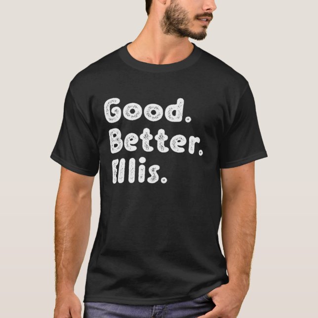 T-shirt Good better Ellis (Devant)