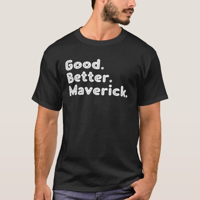 T-shirt Good better Maverick (Devant)