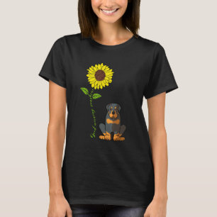 T-shirt Good Morning Sunshine Love My Rottweiler Chien Mam