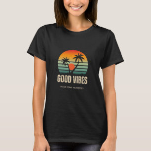 T-shirt Good Vibes blk Womens