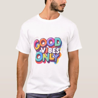 T-shirt Good Vibes uniquement