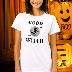 T-shirt Good Witch Black and White Womens Halloween