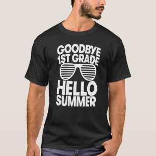 T-shirt GoodBye 1St Grade Hello Summer Women School Love