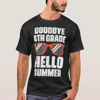 T-shirt Goodbye 4th Grade Hello Summer Last Day Of School 