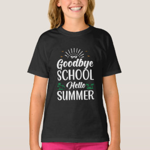 T-shirt Goodbye School Hello Summer, Summer Fun démarre