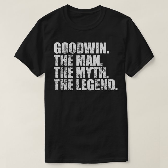 T-shirt GoodwinGoodwin Nom de famille Goodwin nom de famil (Design devant)