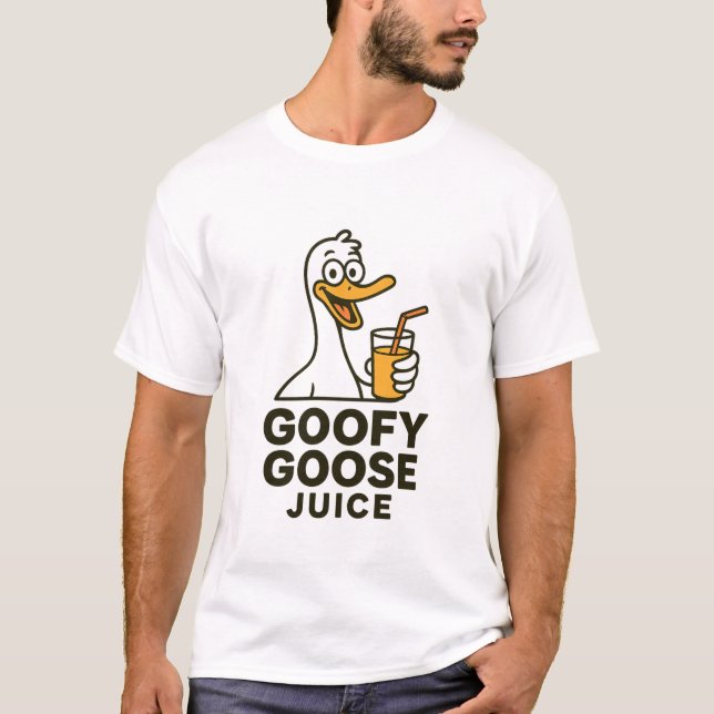 T-shirt Goofy Goose Juice – Fun & Quirky Designs for Every (Devant)