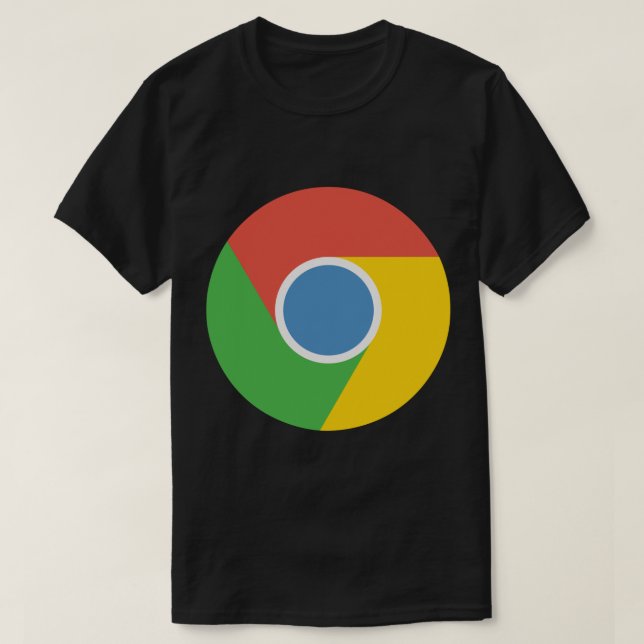 T-shirt Google Chrome Sticker (Design devant)
