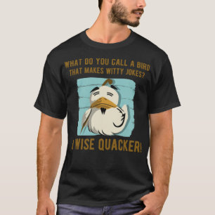 T-shirt Goose Geese Canard Canard Dire Blague chien imprim