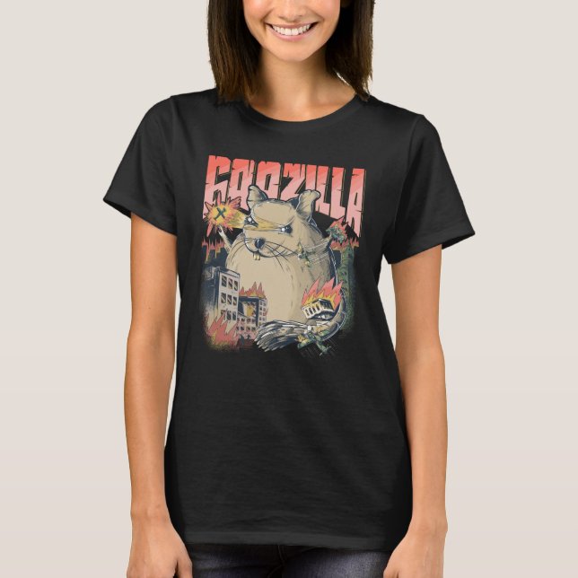 T-shirt GOOZILLA | Drôle Degu Dire | Octodon Degus (Devant)