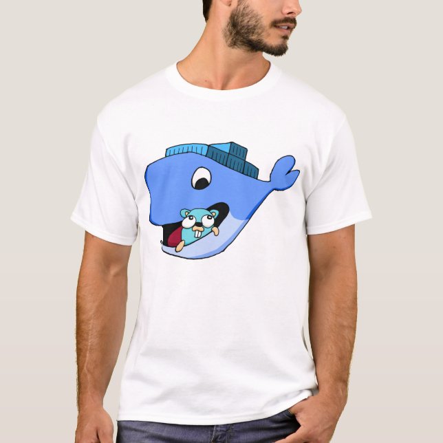 T-shirt Gophe de conteneur (Devant)