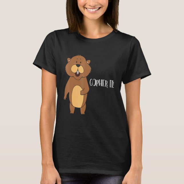 T-shirt Gopher It Gopher (Devant)
