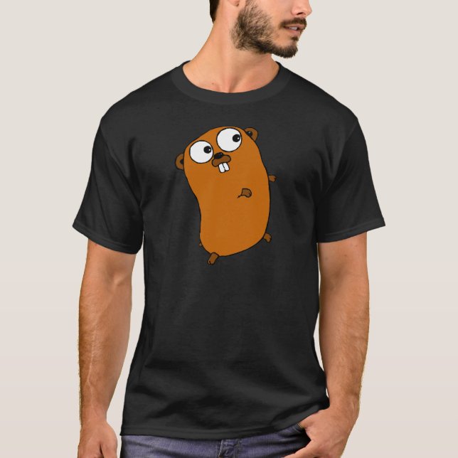T-shirt Gopher personnalisable mignon (Devant)