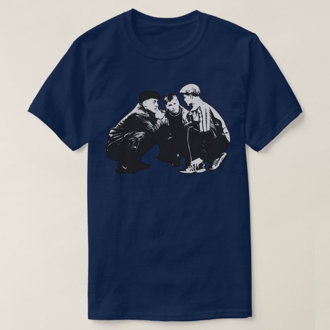 T-shirt Gopnik squatter les Slaves (Design devant)