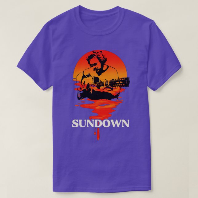 T-shirt Gordon Lightfoot Sundown (Design devant)