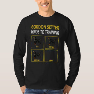 T-shirt Gordon Setter Guide Pour L'Entraînement De L'Obéis